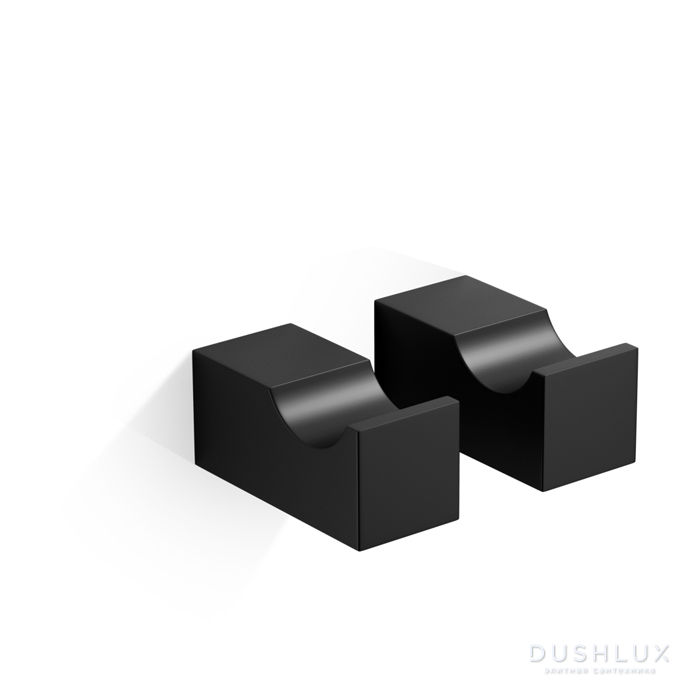 Фото Decor Walther Corner HAK1 Набор крючков 2 шт., подвесной, цвет: черный матовый