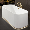 Villeroy&Boch Finion Ванна 170х70х62см., отдельностоящая, Quaryl®, цвет: альпийский белый/золото
