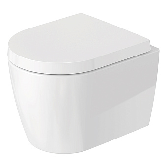 Duravit ME by Starck Унитаз 37х48см., подвесной, Rimless, Durafix, цвет: белый