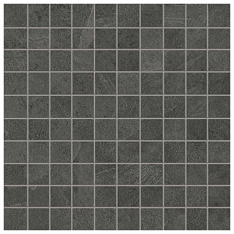 Ergon CornerStone Керамогранит 30x30x0.95см, универсальная, неглазурованный, цвет: Mosaico Slate Black