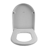 Villeroy&Boch Subway Сиденье с крышкой для унитаза, с микролифтом, нерж. сталь, цвет: альпийский белый