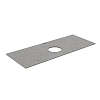 Kerama Marazzi Столешница 120см., из керамогранита, для накладных раковин Фондамента, 1 отв., цвет: серый натуральный