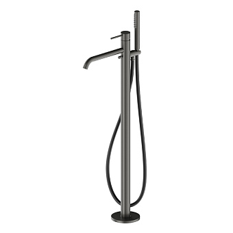 Newform XT Смеситель для ванны, напольный, с ручным душем, цвет: carbon satin