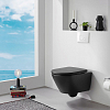 Duravit D-Neo Унитаз 37x54см., подвесной, безободковый, цвет: антрацит матовый