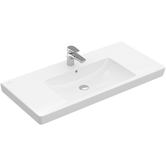 Villeroy&Boch Subway 2.0 Раковина 100х47 см, 1 отв., с переливом, настенное крепление, цвет: белый