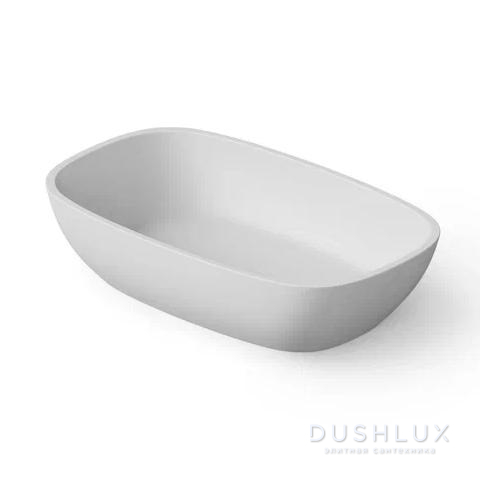 Фото Dea Design Washbasins Раковина 60x36x14см., накладная, без отв., Solid Surface, цвет: White №18