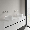 Villeroy&Boch Collaro Раковина накладная 400*400*145h, без отв. под смеситель, без перелива, TitanCeram, цвет альпийский белый