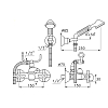 Stella Roma Смеситель для ванны 3267/305/6 с ручным душем, цвет: хром