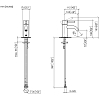 Dornbracht Meta Смеситель для раковины, на 1 отв., цвет: Dark Platinum matt
