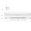 Decor Walther Box 80 N LED Светильник настенный 80x10x5см, светодиодный, 1x LED 32.8W, цвет: хром