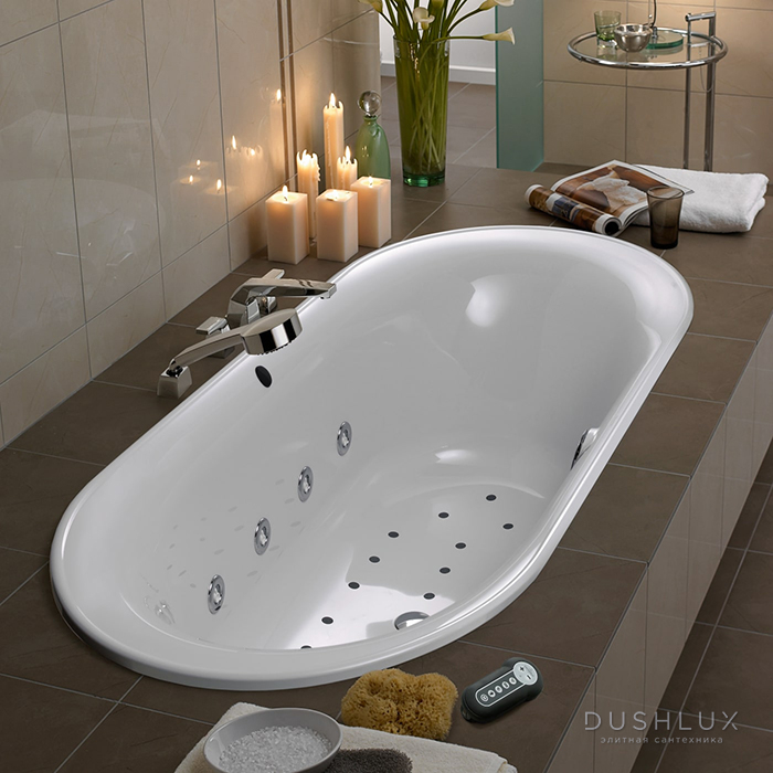 Фото Villeroy&Boch Cetus Ванна 175х75см., встраиваемая, овальная, цвет: белый