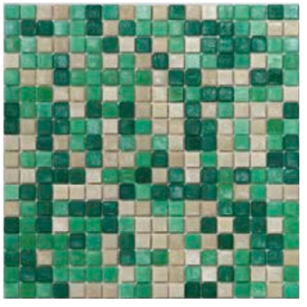 Sicis Colors Мозаика 29.5x29.5см, универсальная, стекло, цвет: marinella