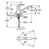 Grohe Euroeco Смеситель для раковины, на 1 отв., цвет: хром