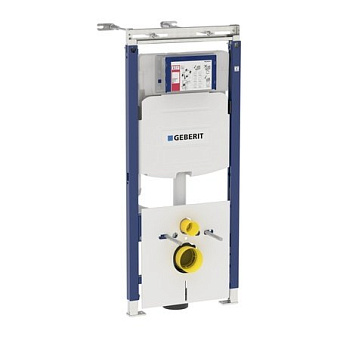 Geberit Duofix Платтенбау Sigma: монтажный элемент для подв.унитаза UP320 для клавиш серии "дизайн", 6/7,5 л., H112, S12 см (универсальный) H112, S12 см 111.300.00.5 + комплект крепления к стене + верхняя планка + комплект удлиненных шпилек + звукоизоляци