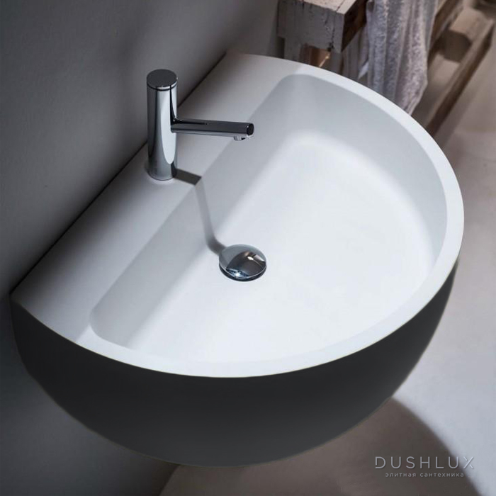 Фото Falper Bowl Раковина 70х50х38.5 см, 1 отв., подвесная, цвет: эксклюзивный серый