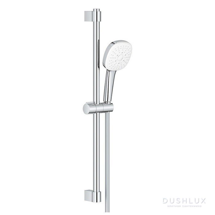 Фото Grohe Tempesta Cube 110 Душевой гарнитур: душевая штанга 60см и шланг 175см., цвет: хром