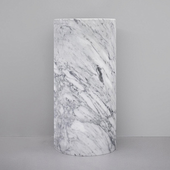 CEA Design Раковина 42.5х90см, напольная, без отверстий, мрамор, слив в пол, цвет: Carrara