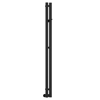 Neoinox Verto Полотенцесушитель 170x8.5см, водяной для ГВС, цвет: черный матовый
