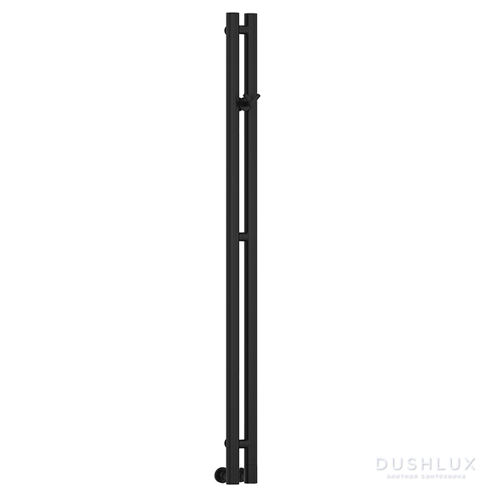 Фото Neoinox Verto Полотенцесушитель 170x8.5см, водяной для ГВС, цвет: черный матовый