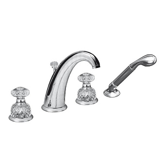 Cristal et Bronze Millesime Dome Смесители для ванны, цвет: хром