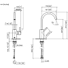 Dornbracht Meta Смеситель для раковины, на 1 отв., цвет: хром