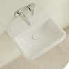 Villeroy&Boch O.novo раковина 55x46x17.5см., без отв., подвесная, без перелива, цвет: альпийский белый