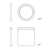 Decor Walther DW 125 Корзина для бумаги 20xh21см, с крышкой, цвет: черный матовый