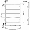 Secado Милан 1 Полотенцесушитель 40x70 см, электрический, цвет: бронза