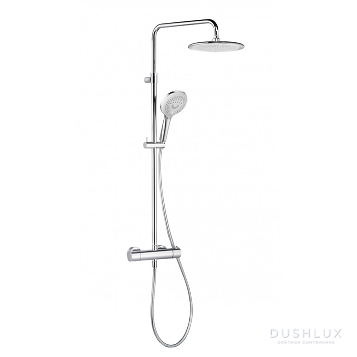 Kludi Freshline Душевой комплект: смеситель термостатический, держатель ...