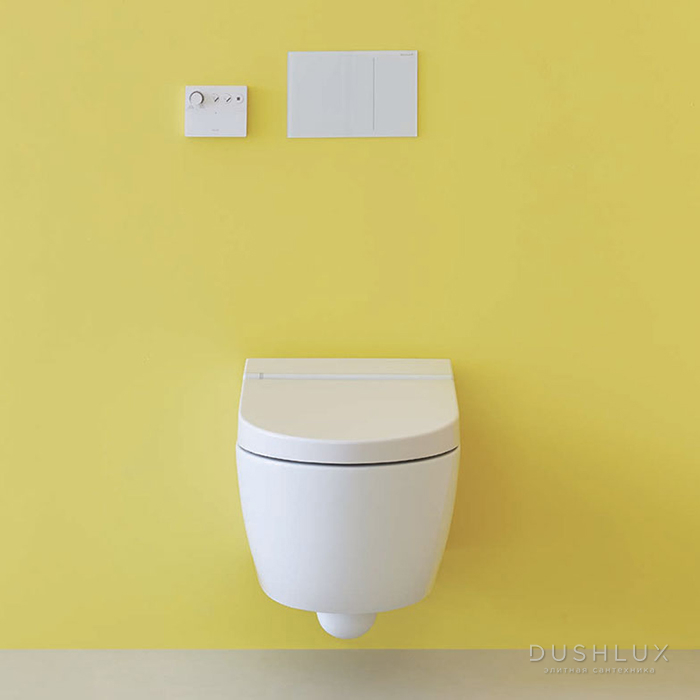 Фото Catalano Cataclean Унитаз подвесной 59x38см., с крышкой-биде, цвет: белый
