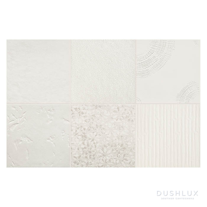 Фото Mutina Chymia Керамогранит 30x30см, mix 1, универсальный, глазурованный, цвет: white