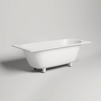 Salini Ornella Axis 170 Встраиваемая ванна 170x75x60см., прямоугольная ,материал: S-Stone, цвет: белый матовый
