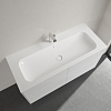 Villeroy&Boch Finion Раковина 120х50 см, 1 отв., с переливом, с антигрязевым покрытием CeramicPlus, цвет: белый