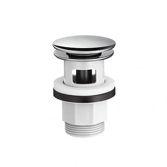 Hansgrohe пластиковый сливной гарнитур Push-op, цвет: хром