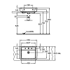 Geberit Renova Nr.1 Plan Раковина 55x44см., подвесная, 1 отв., цвет: белый