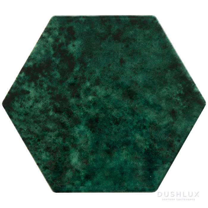 Фото Tonalite Esamarine Керамическая плитка 16.2х18.5см., настенная, шестиугольник, цвет: Verde
