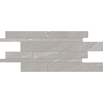 Ergon Stone Talk Керамогранит 60x30x0.95см, универсальная, неглазурованный, цвет: Listelli Sfalsati Martellata Grey naturale