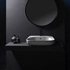 Flaminia Fluo Раковина 60x49xh20см., подвесная, без отв., цвет: cenere