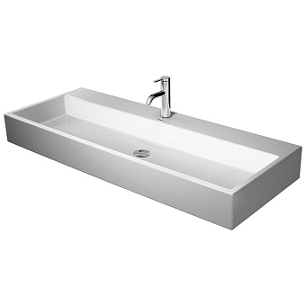 Duravit Vero Air Раковина накладная 120х47см, с 3 отв., без перелива, цвет: белый