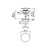 Almar Mixers Донный клапан 1"1/4 для раковины, цвет: черный металл брашированный PVD