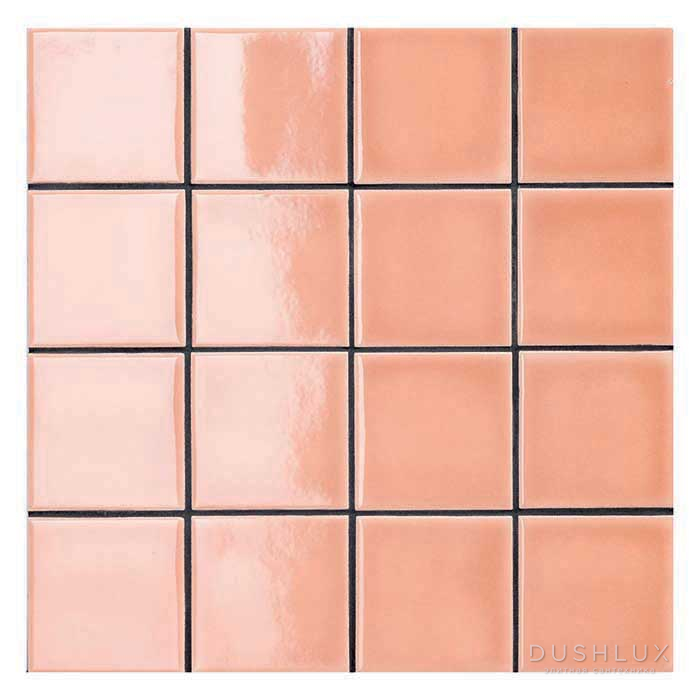 Фото Mutina Din Керамогранит 30x30см, мозаика 7.4x7.4см, универсальный, цвет: rose glossy