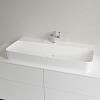 Villeroy&Boch Finion Раковина 100х47 см, 1 отв., с переливом, с антигрязевым покрытием CeramicPlus, цвет: белый