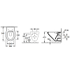 Villeroy&Boch O.novo Унитаз 36х54х35.6см., подвесной, DirectFlush, цвет: альпийский белый