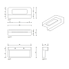 Decor Walther Form 20 LED Светильник настенный 20x9x5см, светодиодный, 1x LED 16W, цвет: черный матовый