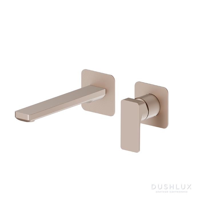 Фото Newform B-Easy Смеситель для раковины, встраиваемый, цвет: copper satin