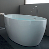 Kerasan Flo Ванна 170x82x58см., отдельностоящая, акриловая, в комплекте со сливом Clic-clac, цвет: белый