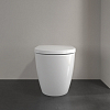 Villeroy&Boch Subway 3.0 Унитаз 37х60х40см., напольный, TwistFlush, с антигрязевым покрытием CeramicPlus, цвет: альпийский белый