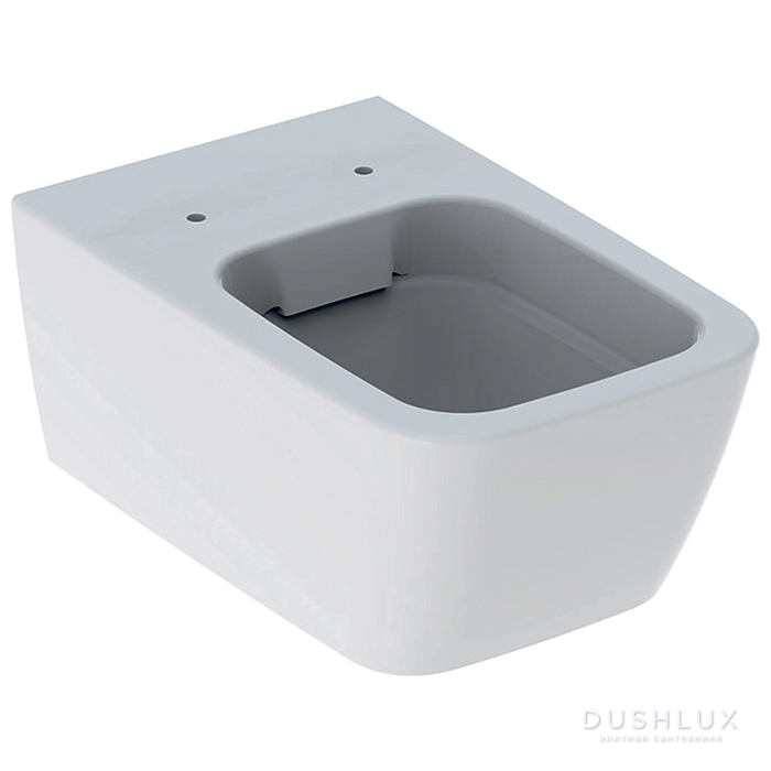 Фото Geberit iCon Square Унитаз 35х54см., подвесной, безободковый, цвет: белый