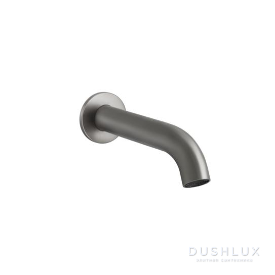 Фото Gessi Bath316 Излив для ванны с удаленным управлением, цвет: шлифованная сталь