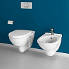 Villeroy&Boch O.novo Унитаз 56x36см., подвесной, безободковый, с гориз. выпуском, с сиденьем микролифт, цвет: альпийский белый